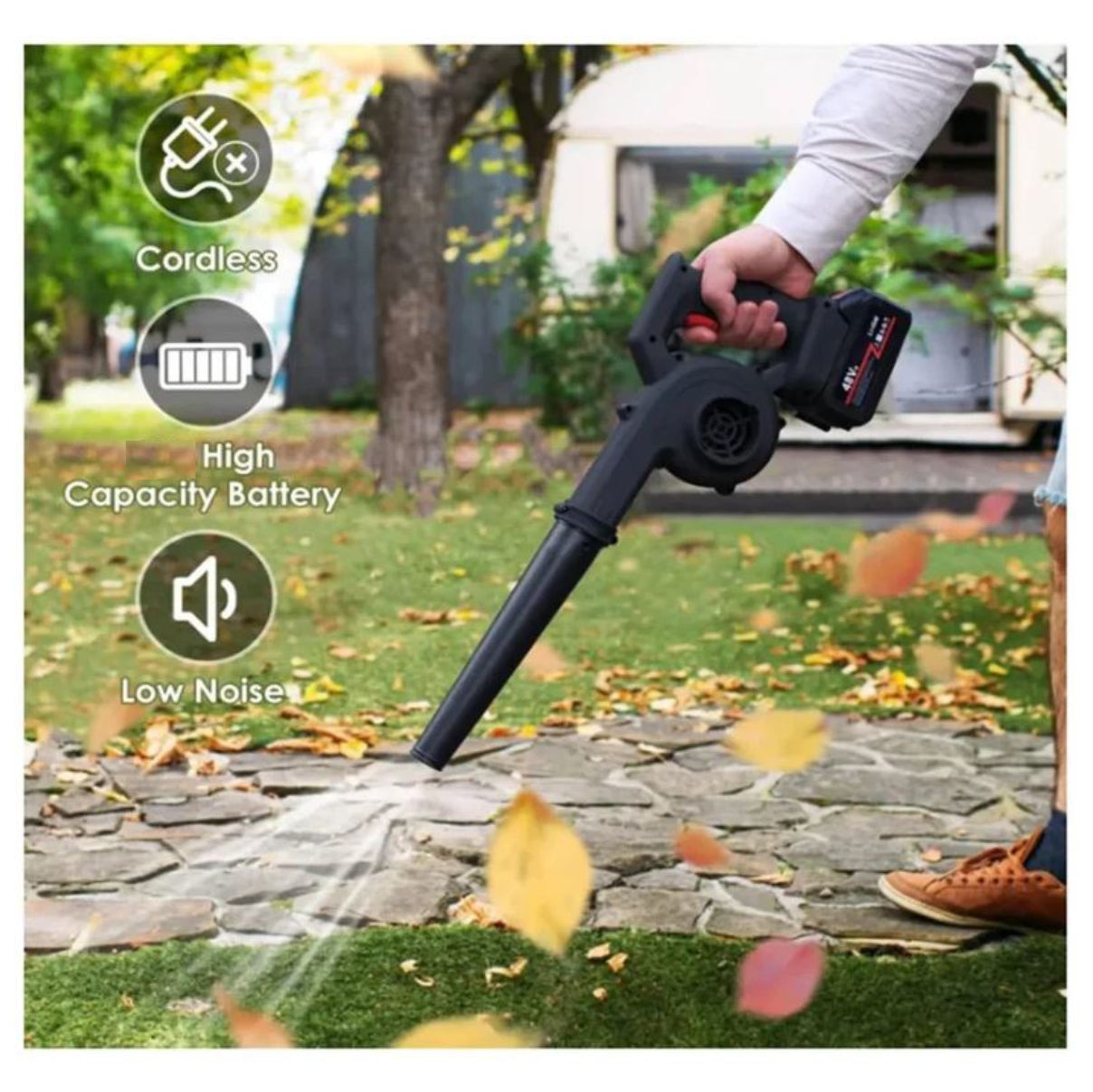 Soplador Eléctrico Inalámbrico 48V Con B