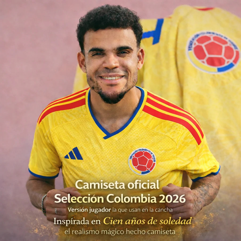 Camiseta Selección Colombia Mundial 2026 Versión Jugador