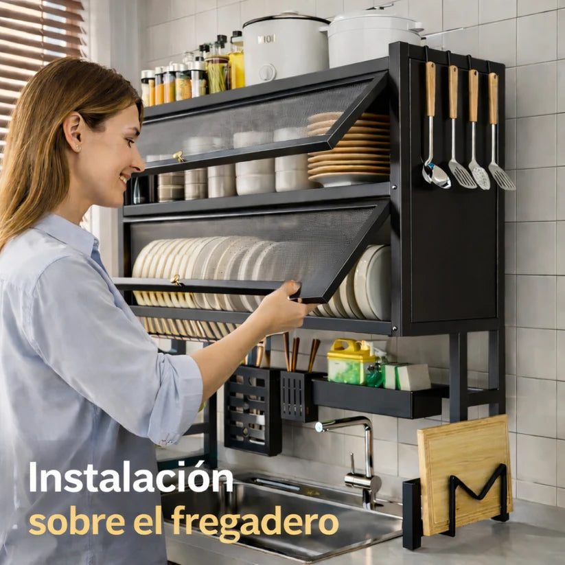 🚨🚨 Escurridor de Platos Loza Lavaplatos – ¡Orden Total y Cocina Sin Desorden en Minutos!
