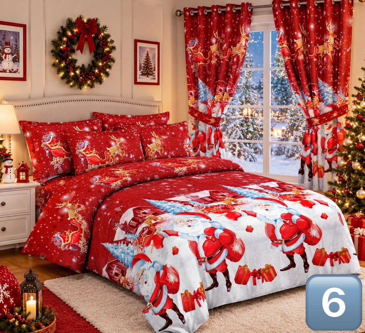 SABANA NAVIDAD DOBLE 140 X 190