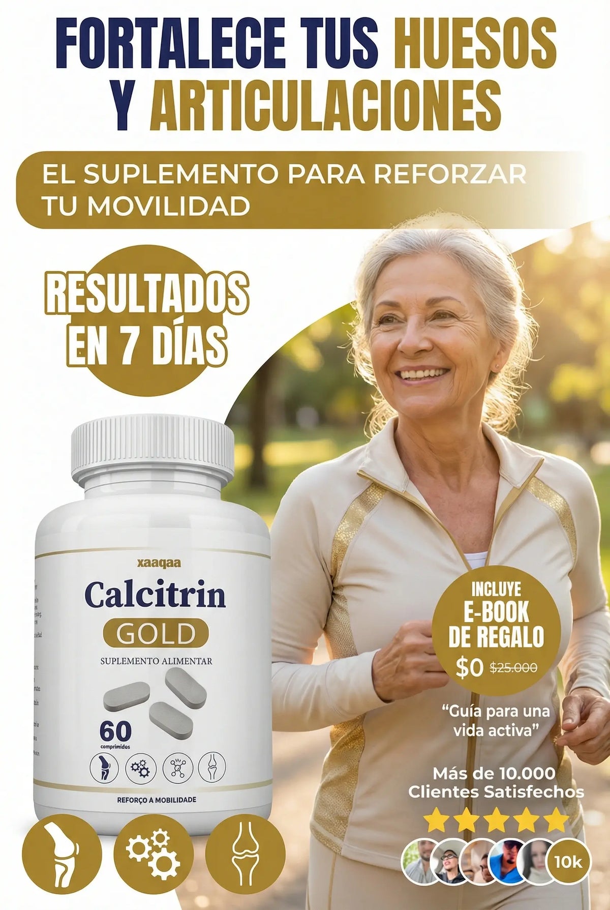 Calcitrin Gold™ — Suplemento Concentrado para el Bienestar Óseo y Corporal