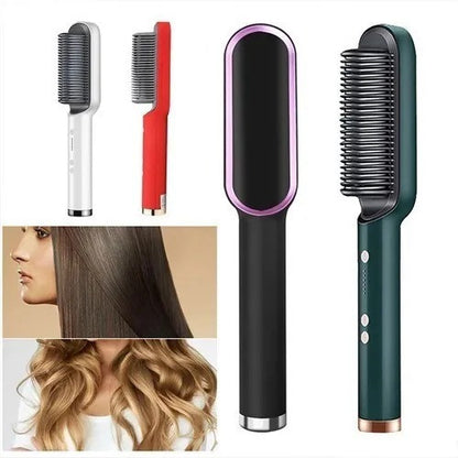 PEINE ALISADOR - Cabello Liso, Brillante y Sin Esfuerzo: La Solución Profesional que Tu Rutina Necesita 🌟