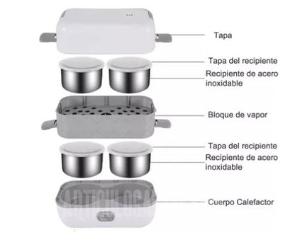 Lonchera eléctrica 4 puestos Multiusos 30%OFF SOLO HOY