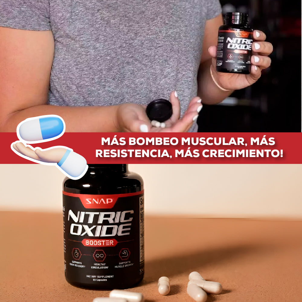 ¡Compra 1, lleva 2! Aumenta el flujo sanguíneo, reduce la fatiga con NITRIC OXIDE 40% OFF