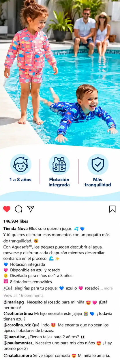 Combo Traje de Baño+Gorro