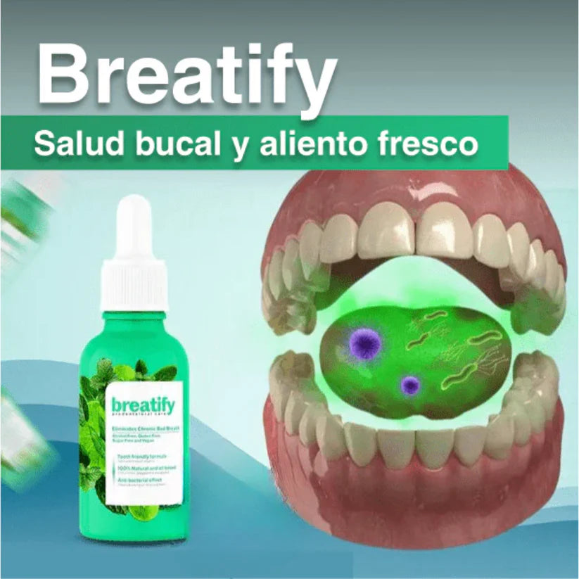 BREATIFY – ¡Compra y 1 llevate 2!  La Solución Rápida contra el Mal Aliento -  35%OFF