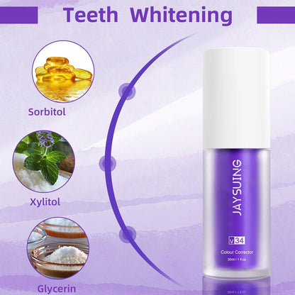 SONRISA PERFECTA AL INSTANTE: COMPRE 1 Y LLEVE 2 con 40% OFF en el Blanqueador Dental Morada V34 ✨