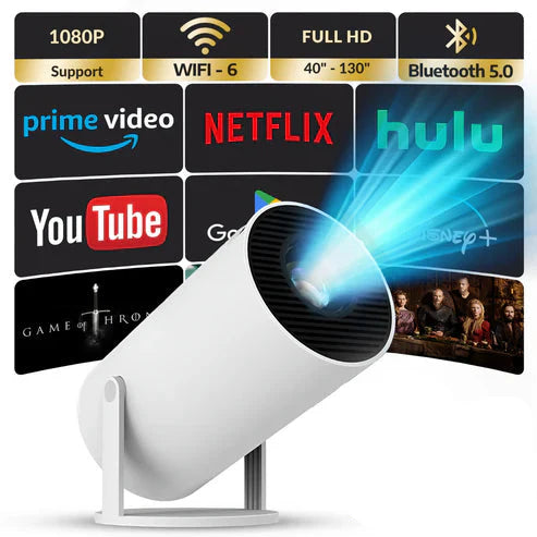 Proyector Full HD | Pelis, series y juegos en pantalla gigante 45%OFF