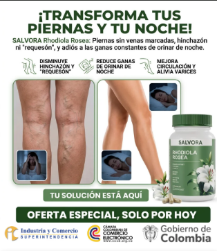 Fórmula Natural Premium con Rhodiola, Té Verde y Schisandra. ¡Revitaliza tu cuerpo al 100%!"