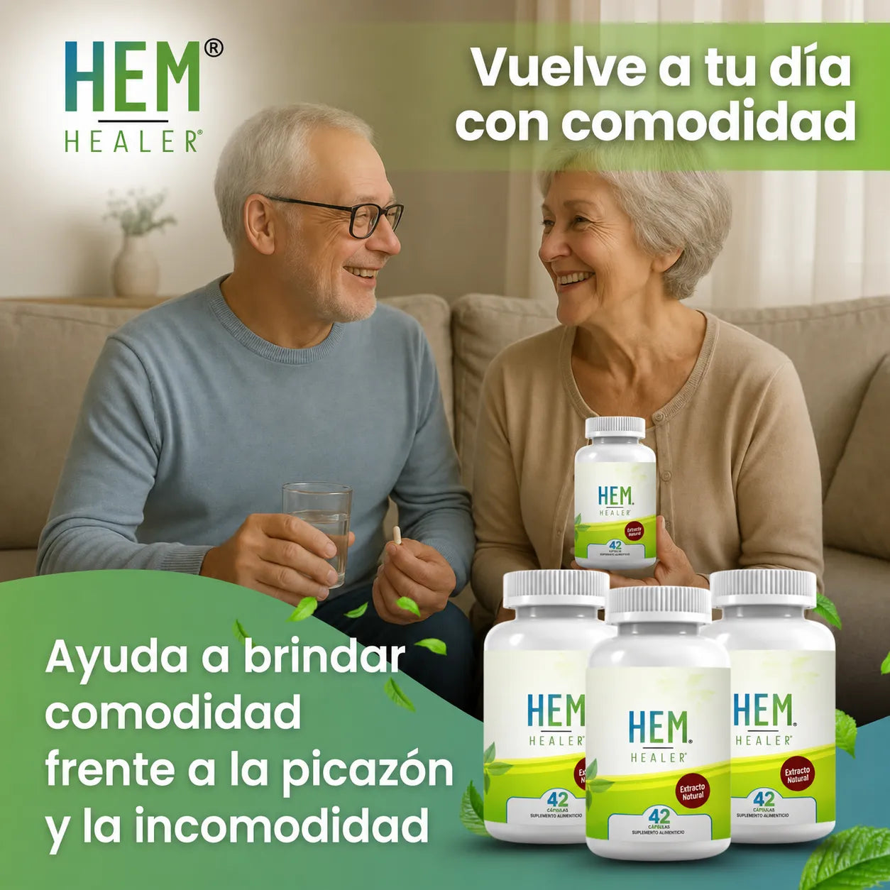⭐ HEM HERO™ | Ayuda a Reducir las Molestias de Forma Natural