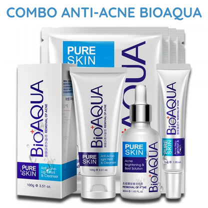 ¡Di Adiós al Acné con el Combo Anti Acné Bioaqua! 🌟 Tu Aliado en el Cuidado Facial Natural 40%OFF