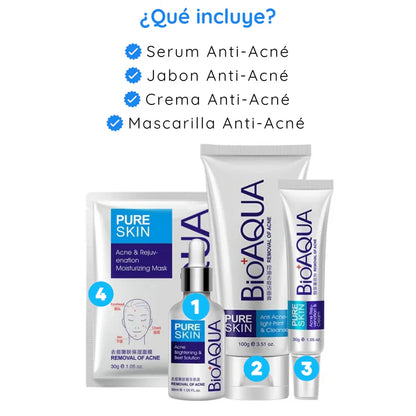 ¡Di Adiós al Acné con el Combo Anti Acné Bioaqua! 🌟 Tu Aliado en el Cuidado Facial Natural 40%OFF