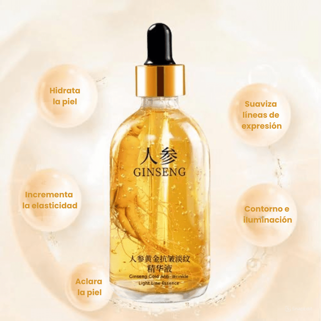 Ginseng™ | Sérum Rejuvenecedor Hidratante 100ML Día y Noche✨ 2X1 + Regalos Bioaqua🎁