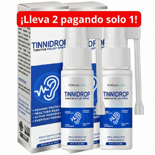 🔥 TinniDrop™ – Compre 1 y Lleve 2 | Limpieza Profesional de Oído 50%0FF