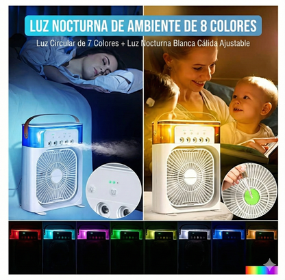 Mini Aire Acondicionado Portátil 3 en 1 - PolarFreeze Max™ (Edición 5 Sprays)