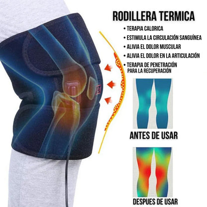 Rodillera con Terapia de Calor - Alivio Rápido y Eficaz SOLO HOY
