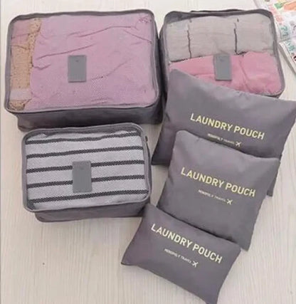 SET ORGANIZADOR DE MALETAS  | INCLUYE 6 PIEZAS ⭐️