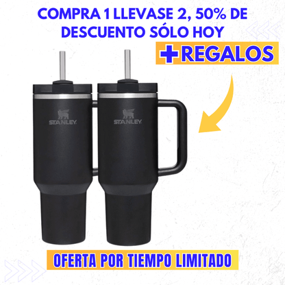 Termo Stanley® Compra 1 llevase 2 - Oferta de Liquidacion - Solo 11 unidades disponibles + REGALO EXCLUSIVO - Solo Hoy🎁