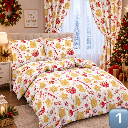 SABANA NAVIDAD DOBLE 140 X 190