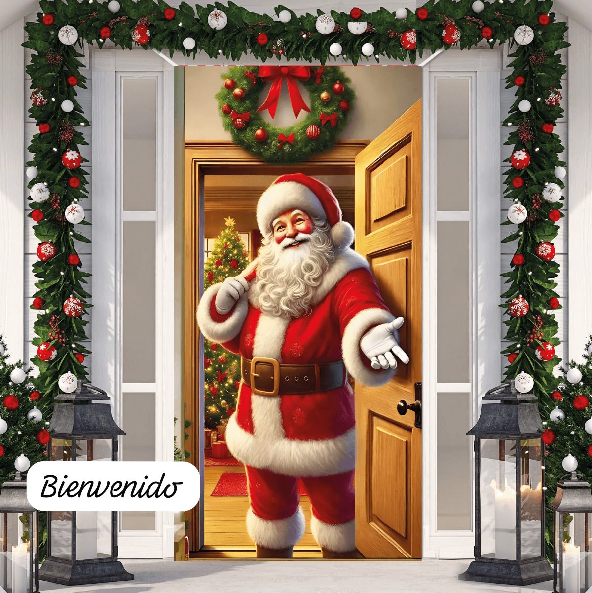 🎄 Puerta Mágica de Navidad – Diseño Exclusivo y Edición Limitada 30% OFF Envío Gratis