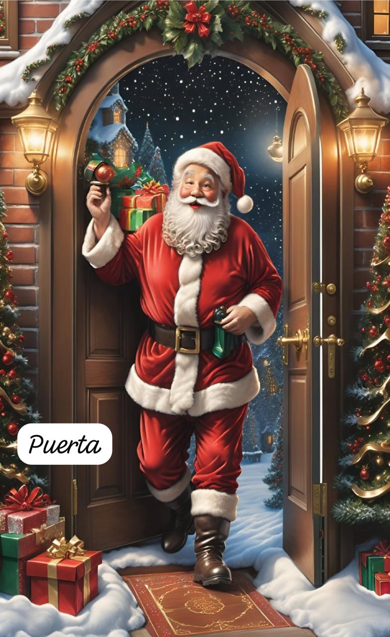 🎄 Puerta Mágica de Navidad – Diseño Exclusivo y Edición Limitada 30% OFF Envío Gratis