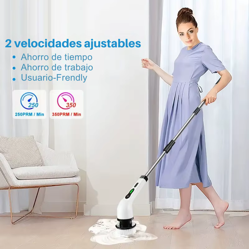 ¡Oferta Especial! - Cepillo Eléctrico 9 en 1 – Limpieza Rápida y Sin Esfuerzo