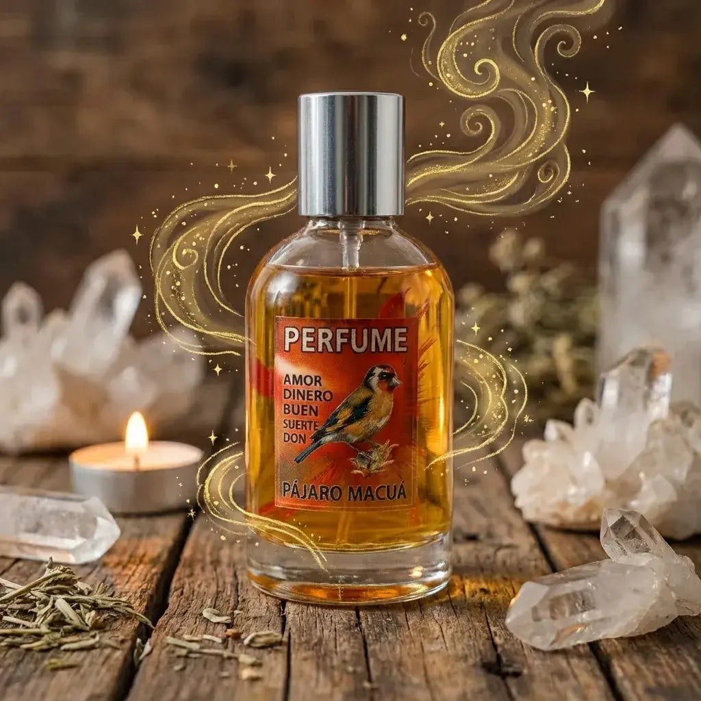 Perfume Espiritual Pájaro Macuá | COMPRA 1 • LLÉVATE 2 + Ebook de Prosperidad GRATIS 50% OFF